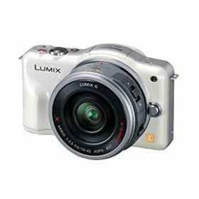パナソニック ミラーレス一眼カメラ LUMIX GF3 電動ズームキット シェルホワイト DMC-GF3X-W g6bh9ry(ミラーレス一眼)