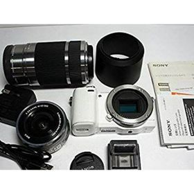ソニー SONY ミラーレス一眼カメラ α NEX-5Rダブルズームレンズキット ホワイト NEX-5RY/W i8my1cf(ミラーレス一眼)