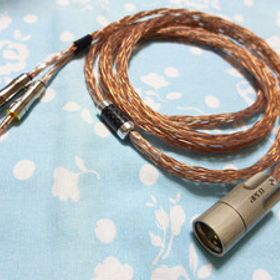 MDR-Z7 (M2 Z1R Technics EAH-T700 無メッキ CINQBES トープラ販売 7N OCC 純銅 16芯 ブレイド編 XLRコネクタ 4ピン (純銅 テルル銅) 180cm