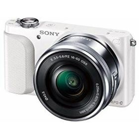 SONY ミラーレス一眼 NEX-3N パワーズームレンズキット E PZ 16-50mm F3.5-5.6 OSS付属 ホワイト NEX-3NL W khxv5rg(ミラーレス一眼)