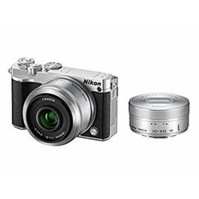 Nikon ミラーレス一眼 Nikon1 J5 ダブルレンズキット シルバー J5WLKSL qqffhab(ミラーレス一眼)