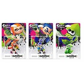 amiibo スプラトゥーン 全3種セット ガール ボーイ イカ ggw725x(その他)