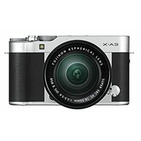 FUJIFILM ミラーレス一眼 X-A3 レンズキット シルバー X-A3LK-XC-S(ミラーレス一眼)