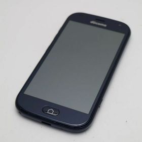 フジツウ(富士通)の新品同様 F-42A らくらくスマートフォン ネイビー M000(スマートフォン本体)