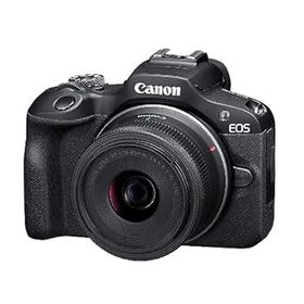 【中古】Canon ミラーレス一眼カメラ EOS R100 標準ズームレンズキット(RF-S18-45) ブラック/APS-C/約356g EOSR100-1845ISSTMLK