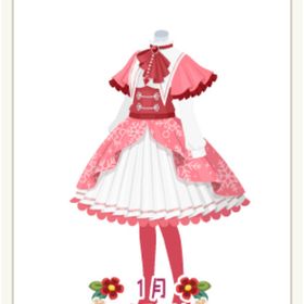 雪の華ワンピ（パッセル） 赤 | ニコッとタウン(ニコタ)のアカウントデータ、RMTの販売・買取一覧