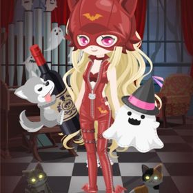 キャットガール＆キャットマスク 赤 2点セット | ニコッとタウン(ニコタ)のアカウントデータ、RMTの販売・買取一覧