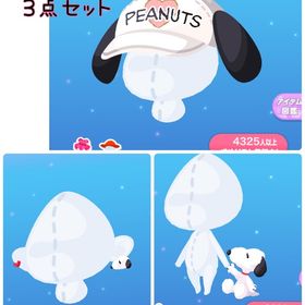 スヌーピー ファッション３点セット | ポケコロのアカウントデータ、RMTの販売・買取一覧
