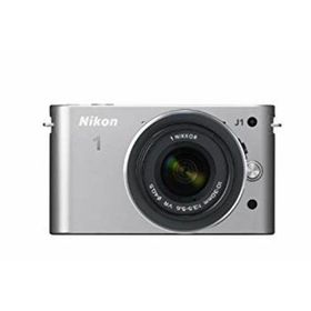 Nikon ミラーレス一眼カメラ Nikon 1 (ニコンワン) J1 (ジェイワン) 標準ズームレンズキット シルバーN1 J1HLK SL g6bh9ry(ミラーレス一眼)