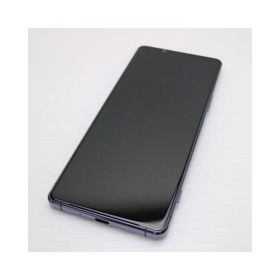 美品 SO-51A Xperia 1 II パープル スマホ 白ロム 中古 あすつく 土日祝発送OK