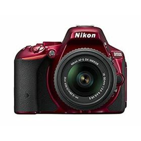 Nikon デジタル一眼レフカメラ D5500 18-55 VRII レンズキット レッド 2416万画素 3.2型液晶 タッチパネル D5500LK18-55RD(デジタル一眼)