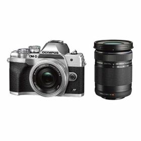 「訳あり品-外装箱傷あり」新品 デジタル一眼カメラ OM-D E-M10 MarK IV EZダブルズームキット [シルバー]