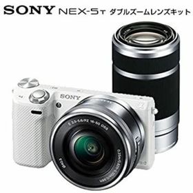 SONY デジタル一眼カメラ「NEX-5T」ダブルズームレンズキット(ホワイト) NEX-5TY-W(デジタル一眼)