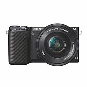 ソニー SONY ミラーレス一眼カメラ α NEX-5Rダブルズームレンズキット ブラック NEX-5RY/B i8my1cf(ミラーレス一眼)