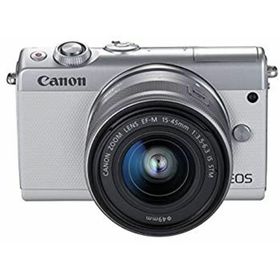 Canon ミラーレス一眼カメラ EOS M100 EF-M15-45 IS STM レンズキット(ホワイト) EOSM100WH1545ISSTMLK(ミラーレス一眼)