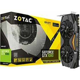 ZOTAC GeForce GTX 1080 AMP! エディション ZT-P10800C-10P 8GB GDDR5X IceStorm 冷却 メタルラップアラウンド カーボン ExoArmor 外装 超幅広 1(PCパーツ)