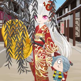 映画村のかくれるゆらゆら柳 黒＆帯刀 2点セット | ニコッとタウン(ニコタ)のアカウントデータ、RMTの販売・買取一覧