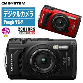 OM SYSTEM オーエムシステム デジタルカメラ Tough TG-7 レッド／ブラック【防水 耐衝撃 防塵 耐寒 CALSモード搭載 工事・建設の現場 タフTG-7 オリンパス】