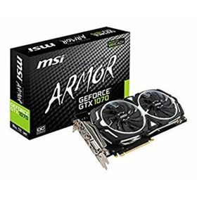 (未使用･未開封品) MSI ARMOR 2X デュアルファン搭載 GeForce GTX 1070 グラフィックボード GEFORCE GTX 1070 ARMOR 8G OC 0pbj0lf(PCパーツ)