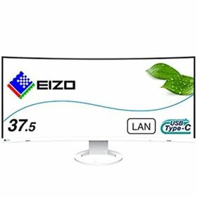 EIZO FlexScan EV3895-WT （37.5型/3840×1600/ウルトラワイド曲面モニター/アンチグレアIPS/疲れ目軽減/ホワイト）(ディスプレイ)