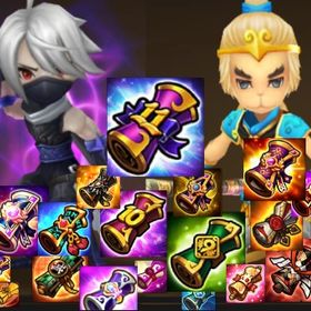 光闇 2体、 召喚書大量 、 デビルモン 359体 | サマナーズウォーのアカウントデータ、RMTの販売・買取一覧