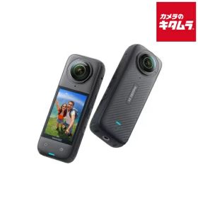 Insta360 X4（CINSABMA） ビデオカメラ 4K 小型 高画質 ウェアラブル 全天球360度カメラ 《納期約1－2週間》