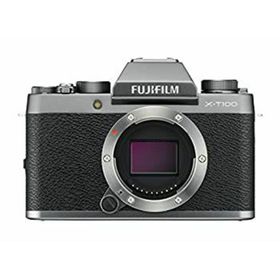 FUJIFILM ミラーレス一眼 X-T100ダークシルバー X-T100-DS ボディ(ミラーレス一眼)