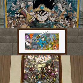 壁掛けの絵 ドラゴンクエスト３ ドラクエ２ ドラクエ９ Vジャンプ 壁かけの絵 | ドラクエ10(DQX)のアイテム、RMTの販売・買取一覧