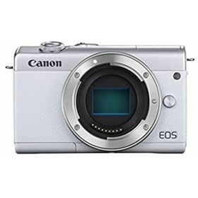 Canon ミラーレス一眼カメラ EOS M200 ボディー ホワイト EOSM200WH-BODY(ミラーレス一眼)