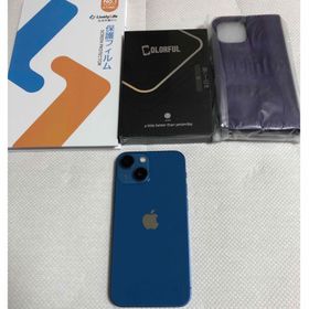 アイフォーン(iPhone)のApple iPhone 13 mini 256GB SIMフリー ブルー(スマートフォン本体)