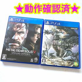 PS4 メタルギアソリッド 5 グラウンドゼロズ モンスターハンターワールド(家庭用ゲームソフト)