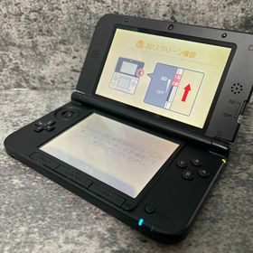 3DS LL 本体 動作品 割れあり レッド ブラック(家庭用ゲーム機本体)