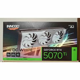 新品未開封 INNO3D RTX 5070Ti X3 OC WHITE16G 白(PC周辺機器)