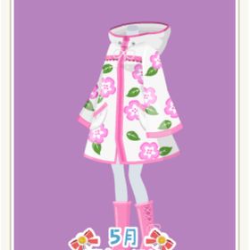 雨降る町のフラワー レインポンチョ ピンク | ニコッとタウン(ニコタ)のアカウントデータ、RMTの販売・買取一覧