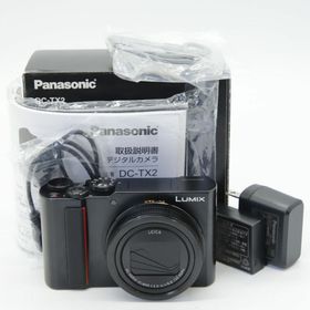 パナソニック(Panasonic)の■美品■ルミックス TX2 光学15倍 ブラック DC-TX2-K(コンパクトデジタルカメラ)