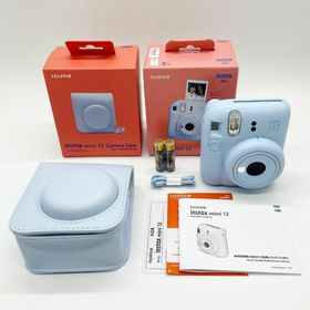 フジフイルム(富士フイルム)の■FUJIFILM フジフイルム instax mini 12 チェキ ブルー(フィルムカメラ)