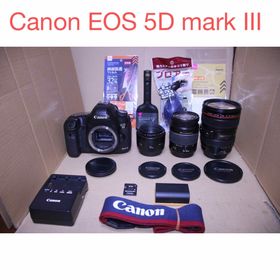 キヤノン(Canon)のCanon EOS 5D mark III標準&望遠&単焦点レンズセット(デジタル一眼)