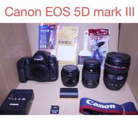 キヤノン(Canon)の一眼レフカメラCanon EOS 5D mark III標準&望遠&単焦点セット(デジタル一眼)