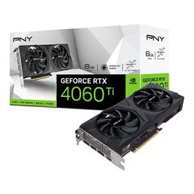 【中古】（新古品） PNY Technologies GeForce RTX 4060 Ti 8GB VERTO STANDARD DUAL FAN グラフィックスボード VCG4060T8DFXPB1 VD8518