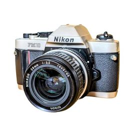 一眼レフカメラ 初心者 中古 一眼レフ Nikon FM10 NIKKOR 28mm F3.5レンズセット修理稼働品【中古】