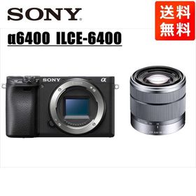 ソニー SONY α6400 ブラックボディ E 18-55ｍｍ レンズセット ミラーレス一眼 中古 カメラ
