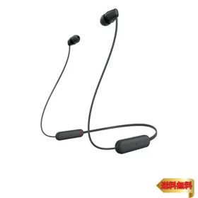 【マラソン最大46倍】ソニー ワイヤレスイヤホン WI-C100:Bluetooth対応/25時間スタミナ/IPX4防滴/DSEE搭載 ブラック WI-C100 BZ