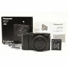 パナソニック(Panasonic)のパナソニック PANASONIC LUMIX DMC-TX1 ブラック(コンパクトデジタルカメラ)