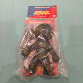 東映レトロソフビコレクション カイメングリーン（マスク取れ）+ミニソフビ メディコム・トイ