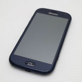フジツウ(富士通)の新品同様 F-42A らくらくスマートフォン ネイビー M333(スマートフォン本体)