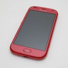 フジツウ(富士通)の新品同様 F-42A らくらくスマートフォン ピンク M333(スマートフォン本体)