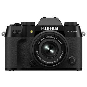 富士フイルム(FUJIFILM) デジタル一眼カメラ FUJIFILM X-T50 XC15-45mmレンズキット (ブラック)新品・即納
