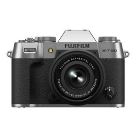 富士フイルム デジタル一眼カメラ FUJIFILM X-T50 XC15-45mmレンズキット 日英2言語設定モデル [シルバー]