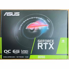 エイスース(ASUS)の【新品未開封】ASUS GeForce RTX 3050 6GB ロープロ対応(PCパーツ)