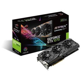 ASUS R.O.G. STRIXシリーズ NVIDIA GeForce GTX1070搭載ビデオカード オーバークロック メモリ8GB S